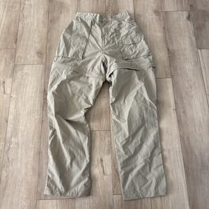 Field & Stream Convertible Cargo Hiking Pants Mens‎ Medium M Outdoor Beige Tan